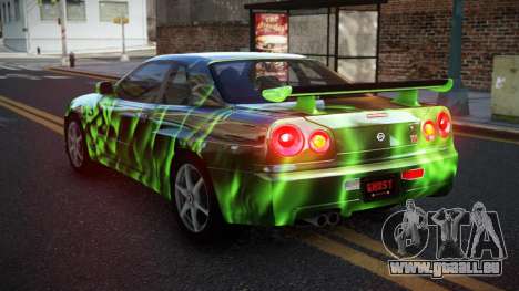 Nissan Skyline R34 GT-R XD-L S10 für GTA 4