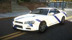 Nissan Skyline R34 GT-R XD-L S8 für GTA 4