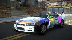 Nissan Skyline R34 GT-R XD-L S14 für GTA 4