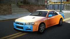 Nissan Skyline R34 GT-R XD-L S6 für GTA 4