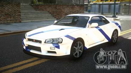 Nissan Skyline R34 GT-R XD-L S8 pour GTA 4