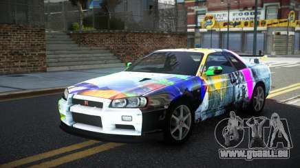 Nissan Skyline R34 GT-R XD-L S14 für GTA 4