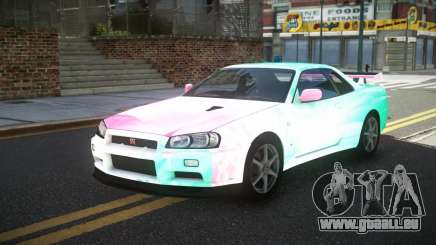 Nissan Skyline R34 GT-R XD-L S7 für GTA 4