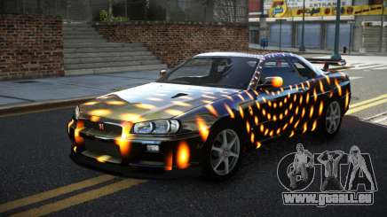 Nissan Skyline R34 GT-R XD-L S1 für GTA 4