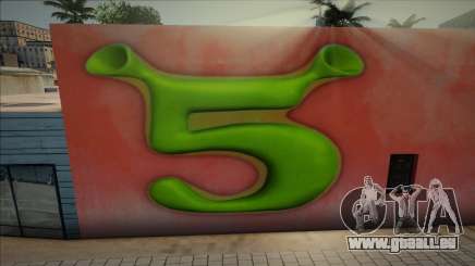 Shrek 5 Logo Mural für GTA San Andreas