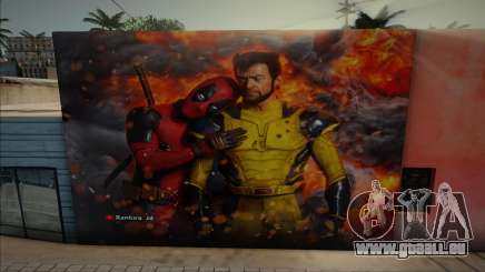 Deadpool 3 Mural für GTA San Andreas