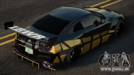 Nissan GTR R35 Yellow pour GTA San Andreas