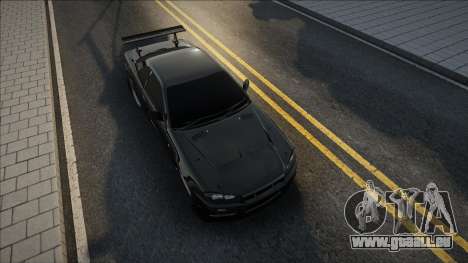 Nissan Skyline R34 Blek pour GTA San Andreas