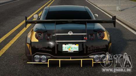 Nissan GTR R35 Yellow pour GTA San Andreas