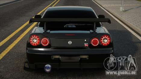 Nissan Skyline R34 Blek pour GTA San Andreas