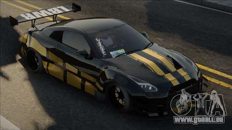 Nissan GTR R35 Yellow für GTA San Andreas