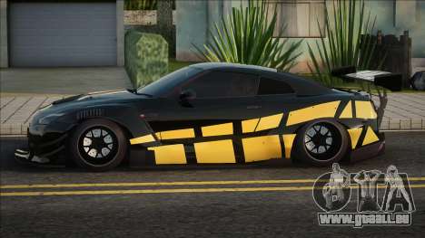 Nissan GTR R35 Yellow pour GTA San Andreas